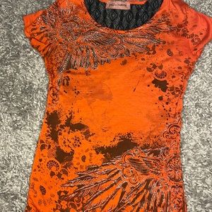 A032 Angels & Diamonds western top